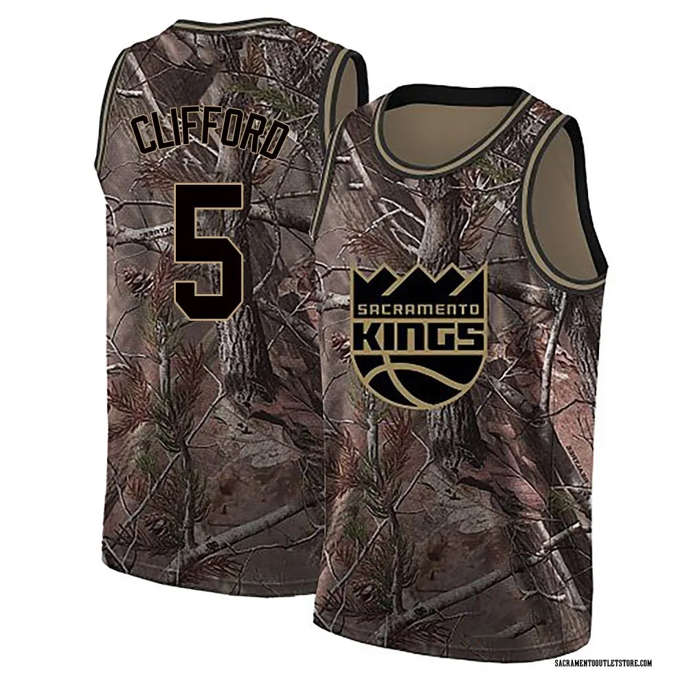 Camo Nique Clifford Youth Swingman Sacramento Kings Realtree Collection Jersey